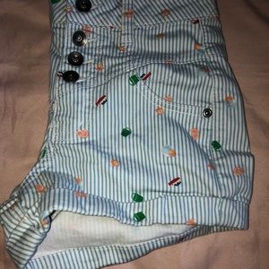 ponyo cartoon high water shorts